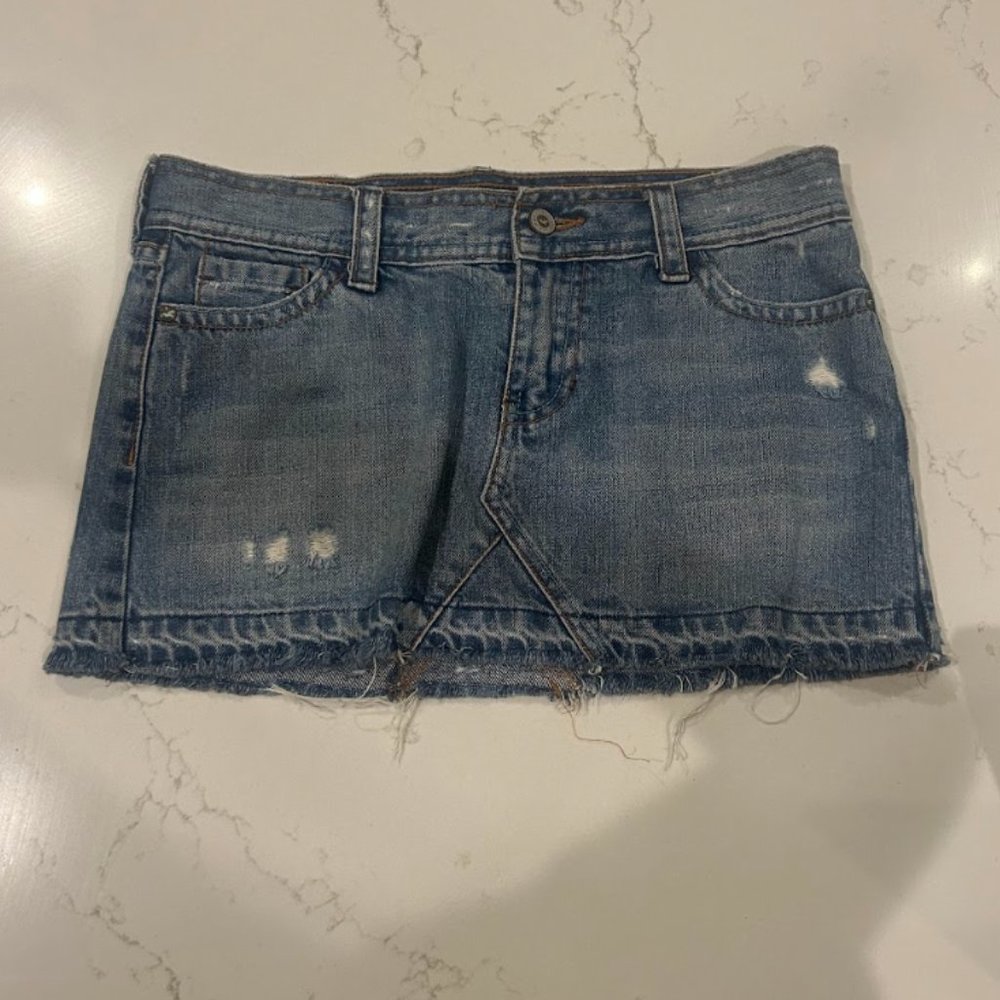 Hollister mini jean skirt!!!
